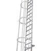 Façade ladder without cage, escape height 2.89-3.03